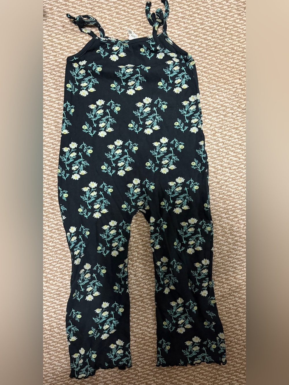 kate quinn size 4T floral jumpsuit/ romper